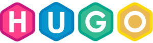 logo de hugo framework de golang para usar sitios estáticos