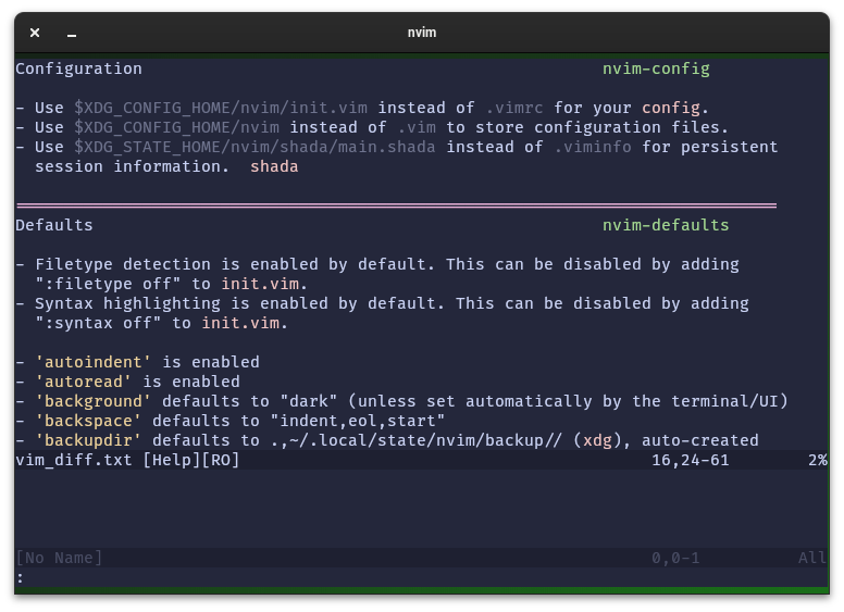 configuracion de temas en neovim help nvim-config