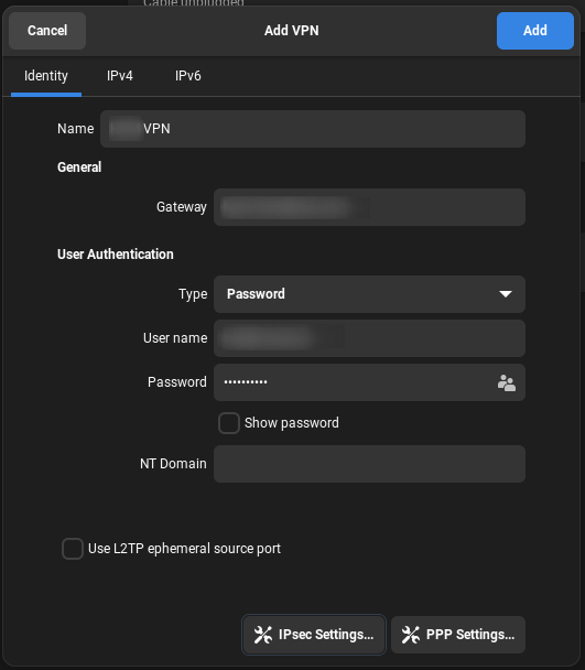 configurar l2tp ipsec 