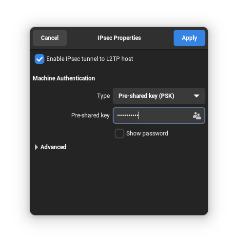 configurar ipsec